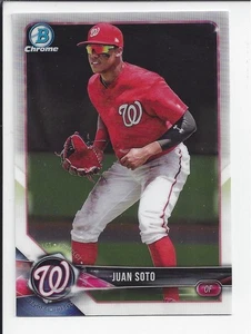 Juan Soto 2018 Bowman Chrome #BCP52 Prospect Rookie Card RC Nationals - Picture 1 of 2