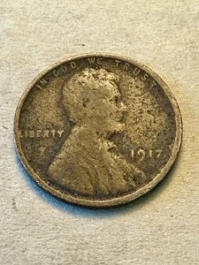 1917 Lincoln Copper Wheat Cent Penny - Picture 1 of 2