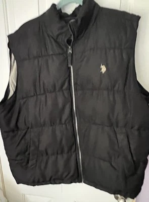 US Polo ASSN Puffer Vest Jacket Black XL - Image 1 of 4