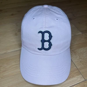 VTG Twins Enterprise Boston Red Sox Light Pink/Navy S/M Strapback Hat Cap MLB - Picture 1 of 16