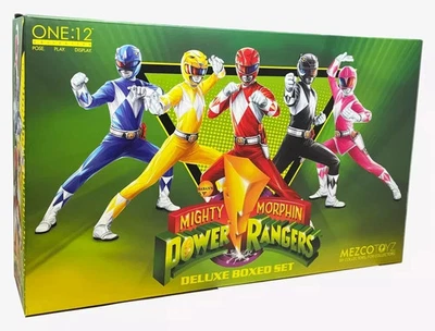 Mezco Toyz ONE:12 Collective: Mighty Morphin Power Rangers Deluxe Box Set Figure - Image 1 of 4