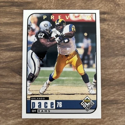 1998 Upper Deck UD Choice - Orlando Pace #150 - Image 1 of 2