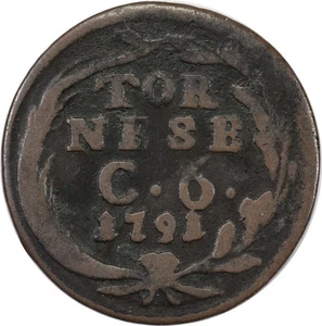 Italy (Kingdom of Naples) - 1 Tornese - 1791 - Ferdinando IV - Picture 1 of 2