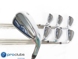 CALLAWAY PARADYM X IRONS 6-PW, AW, 51* WEDGE UST Recoil Senior (-1/2") #435944 - Picture 1 of 6