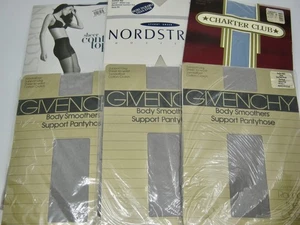 6 Pairs Pantyhose Size S/M Fits 105-145 lbs Silver Gray Seashell Blue Navy - Picture 1 of 15
