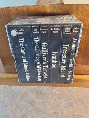 Adventure Classics Box Set 6 Books Classic Literature Novels Paperback - Image 1 of 4