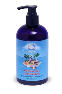 Champú y gel de baño Rainbow Research Kids aroma original líquido 12 oz - Imagen 1 de 1