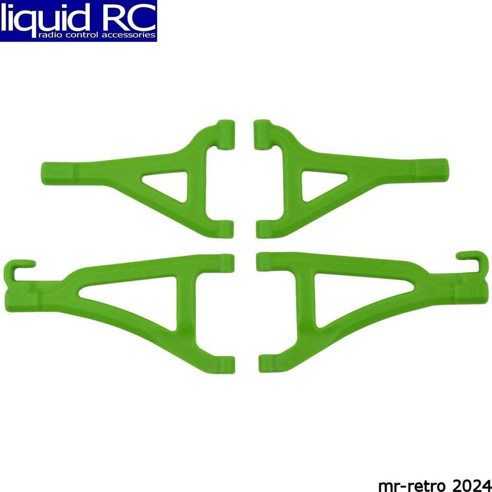 RPM R/C Products 80694 FR Upper & Lower A-Arms Green:1/16 - Image 1 of 1