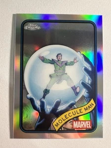 2025 Topps Chrome Marvel Molecule Man 21 rifrattore - Foto 1 di 2