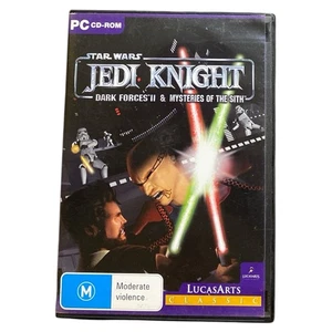 Star Wars Jedi Knight Dark Forces II & Mysteries of the Sith PC Video Game Lucas - Picture 1 of 6