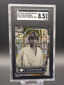 2024 Star Wars High Tek Luke Skywalker #BW-LS /50 SGC 8.5 - Picture 1 of 2