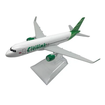 1/400 Aircraft Indonesia Citilink A320 Alloy Plane Model Airplane Collection b - Image 1 of 4