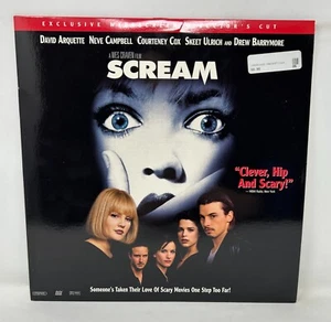 Scream LaserDisc 19499AS Widescreen Director's Cut Wes Craven LD WS Laser Disc - Picture 1 of 3
