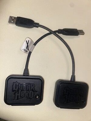 (2) RECEPTOR DE BATERÍA INALÁMBRICO GUITAR HERO PARA PS3 USB DONGLE 95481.806 ROJO OCTANO Foto 1 de 2