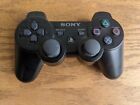 Sony Playstation 3 Ps3 Sixaxis Dualshock 3 Controller Black W/free Charger 