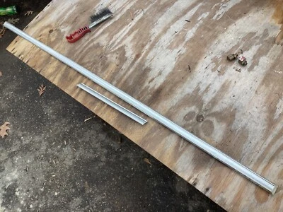 Juego de tiras de moldura de tablero de camioneta Dodge cromo acero inoxidable D100 75-80 Foto 1 de 4