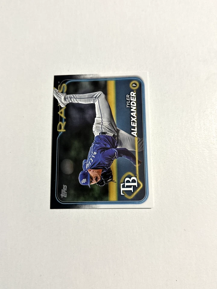 Topps 2024 Baseball Tyler Alexander Tampa Bay Rays Pitcher #US235 - 1 Card - Image 1 of 1