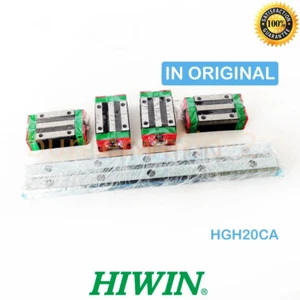 Hiwin 2 Stck. HGR20 Linearführungsschiene 200 ~ 2000 mm + 4 STCK. HGH20CA Gleitblöcke CNC - Bild 1 von 38