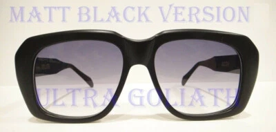 Ultra Goliath II Sunglasses Matt Black Vintage Ocean's 11 Casino Robert De Niro - Image 1 of 4