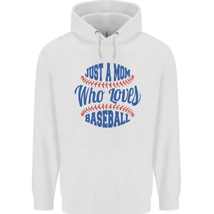 Just a Mom Who Loves Baseball Childrens Kids Hoodie - Picture 1 of 64