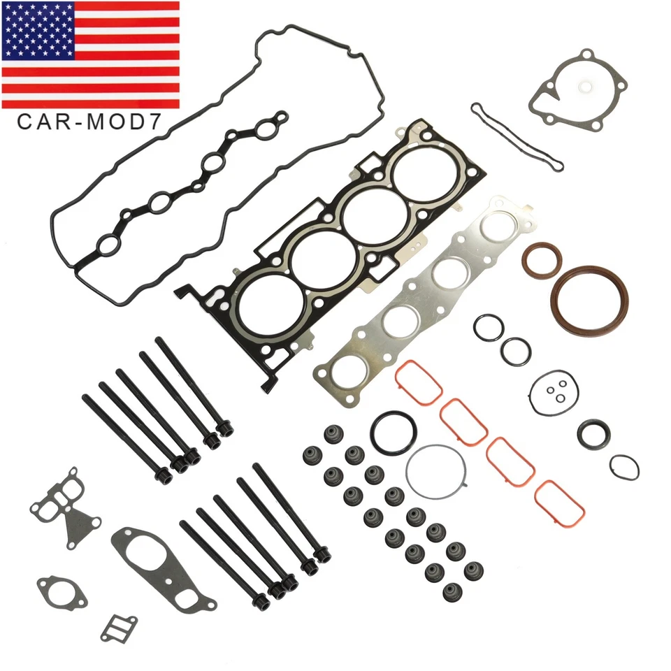 Juego de juntas de culata con kit de pernos de cabeza para Hyundai Sonata Kia Optima 2010-2015 2,4 L Foto 1 de 4