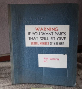 Bucyrus-Erie P-24 Winch Installation Instructions - Picture 1 of 3
