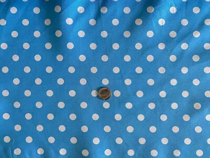 Small Polka Dot Poly Cotton Fabric by the Yard – 14 Colors for DIY Sewing - Picture 1 of 15