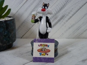 1996 Midwest of Cannon Falls Sylvester Looney Tunes Hinged Trinket Box Tags L4 - Picture 1 of 11