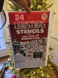 24 Vintage Weihnachtsschablonen zum einfachen Reinigen von Fensterverriegelung BRANDNEU - Bild 1 von 5