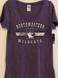 NWU North Western University Wildcats TEE Shirt ladies - Picture 1 of 1