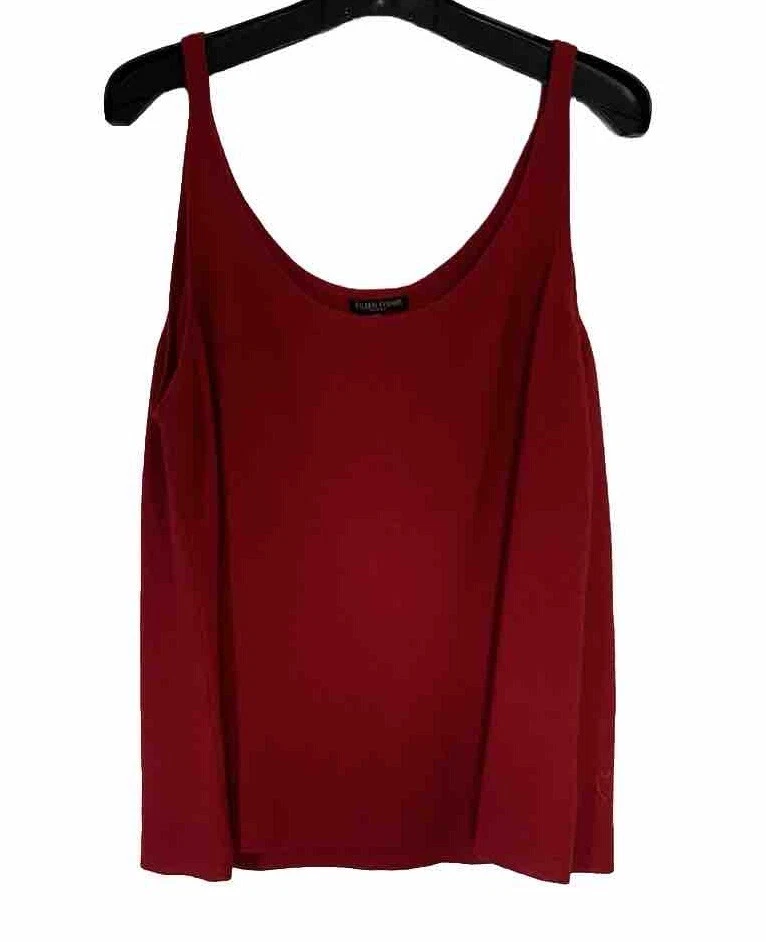 EILEEN FISHER Red Wool Sleeveless Tank Plus Size 2X - Image 1 of 3
