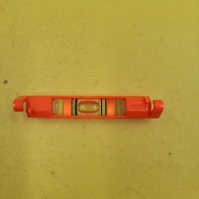 Stanley 42-193 Stanley 3-Inch Plastic Line Level, High Visibility ORANGE NOS - Image 1 of 4