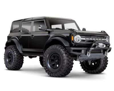 Traxxas TRX-4 1/10 Trail Crawler Truck w/2021 Ford Bronco Body (Shadow Black) - Image 1 of 4
