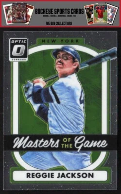 2017 Donruss Optic Masters of the Game Reggie Jackson #MG9 - Image 1 of 2