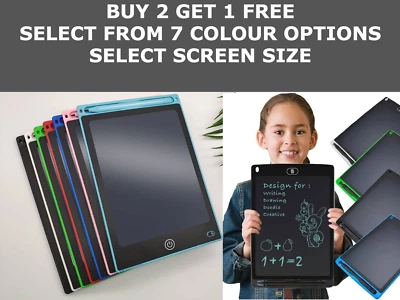 Electronic Digital LCD Writing Tablet Drawing Board 12" Graphics for Kids Gifts - Image 1 of 2