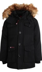 CANADA WEATHER GEAR Boys' Jacket Heavyweight Teflon Canvas Parka Coat - L 14/16 - Picture 1 of 7