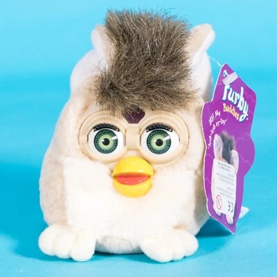 Tiger Electronics plush original 1999 Furby beanie Buddies - beige - Image 1 of 2