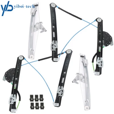 Power Window Regulator Set of 4 Front & Rear RH & LH For BMW 2001-2005 325/328xi - Image 1 of 4