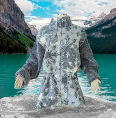 Abrigo Chaqueta de Invierno EAST WEST Talla Grande GROSO Polar Gris COPO DE NIEVE Abrigo Guisante  Foto 1 de 4