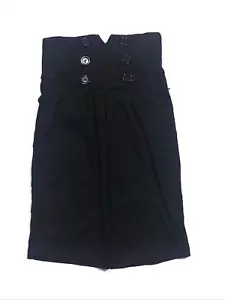 NWT WET SEAL SZ MED BLACK HIGH WAIST PENCIL SKIRT GOTHIC,PUNK,EMO,Y2K, RUDE GIRL - Picture 1 of 5