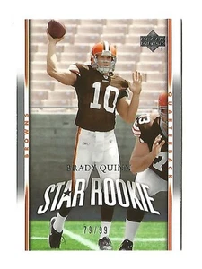 2007 Upper deck Brady Quinn rookie rc, 79/99, #278, Clevelend Browns Notre Dame - Picture 1 of 1