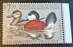 US SCOTT #RW48 MNH OG UnS 1981 Federal Duck Hunting Stamp Centered Ruddy Ducks - Picture 1 of 4
