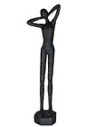 Deko Figur Frauen Skulptur Exner Hilda H 38,5cm Dekoration Frau Abstrakt Schwarz