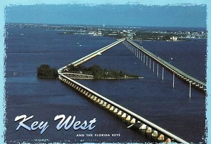 GREAT BRIDGE EXPANSE OVER KEY WEST,MARATHON,PIGEON & TO LOWER KEYS-KEY WEST,FL  - Picture 1 of 2