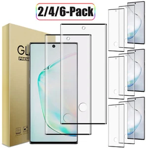 Protector de pantalla completa de vidrio templado transparente para Samsung Galaxy Note10/10 Plus 5G - Imagen 1 de 15