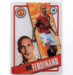 RIO FERDINAND 2006-07 Topps I-Card Soccer Acetate Card MANCHESTER UNITED #51 PSA - Picture 1 of 2