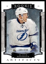 2015-16 Upper Deck Artifacts Slater Koekkoek Rookie 388/999 Tampa Bay Lightning