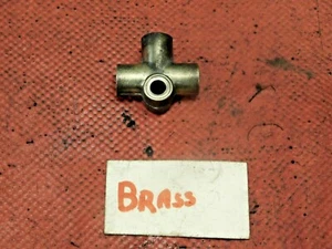 Triumph, MG, Austin Healey, Original Brass 3-Way Center Brake Line Fitting, !! - Picture 1 of 2