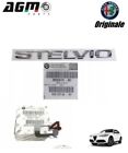 Print Stelvio + Q4 Logo Emblem Chrome-Plated Rear Original Alpha Stelvio