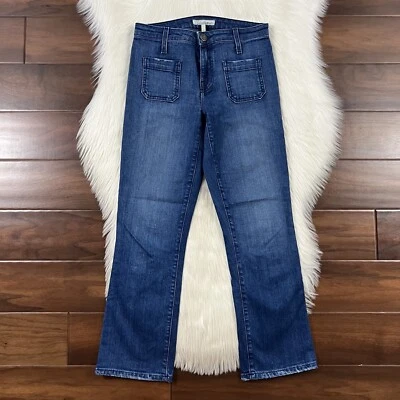 Женские укороченные джинсы из денима Joie размер 24 Sweet Emotion Laney прямые штанины - Изображение 1 из 4